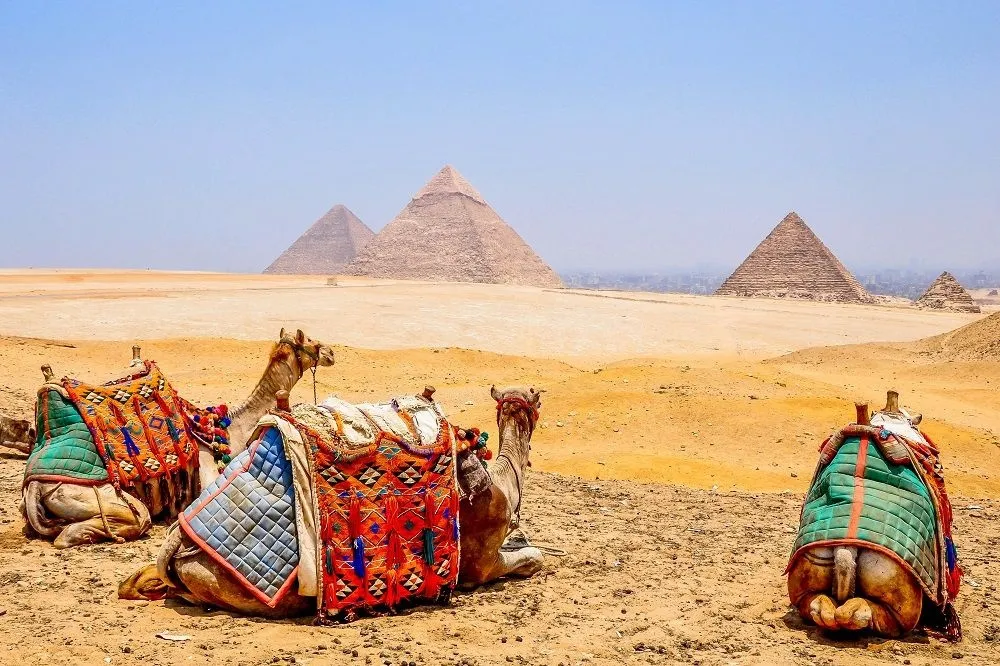 Sunset at Giza